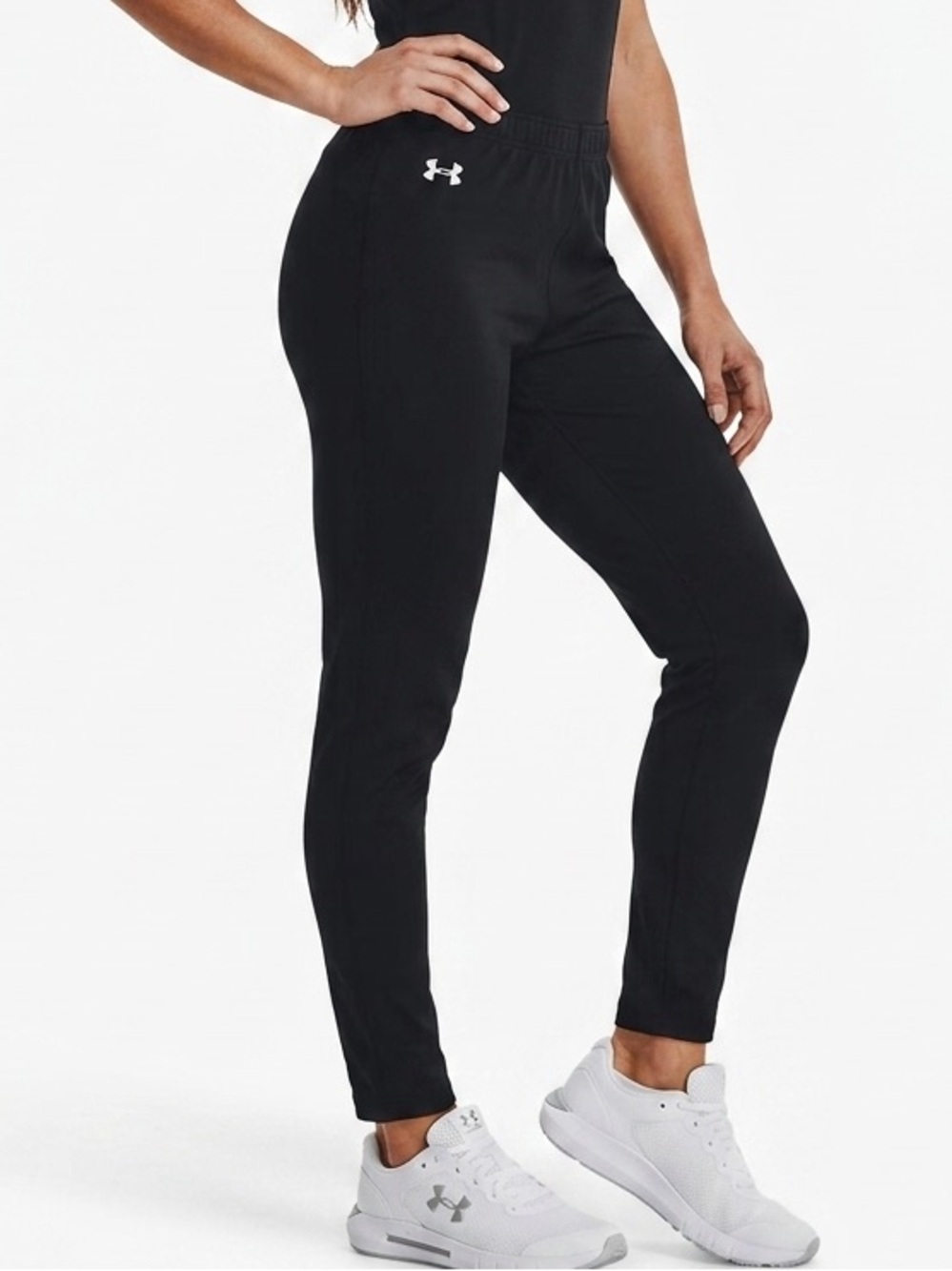 Under Armour Black Base Layer Leggings M Medium EUC DDR $50